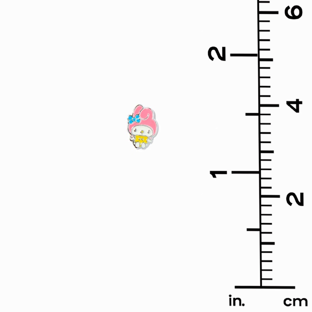 My Melody Hello Kitty & Friends Enamel Sterling Silver Stud Earrings - NWT - Picture 4 of 4